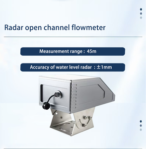 ดิจิทัลเปิดท่อเรดาร์80GHz มิเตอร์วัดการไหลของช่องสัญญาณพร้อมข้อมูลความเร็วการสอบสวนแบบบูรณาการและช่วงการไหล - Product Image 5