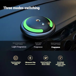 Wholesale Modern Customized Logo Car Smart <b>Diffuser</b> LED Light Zinc Alloy Portable USB Air Perfume <b>Essential</b> <b>Oil</b> <b>Diffuser</b> - Product Image 2