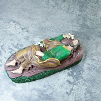 Produits en stock Statues religieuses catholiques en résine Cadeau de la fête des pères chrétienne Statues en résine Joseph endormi
