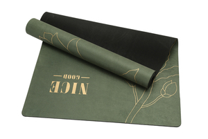 Sản Phẩm Mới In Màu Vàng Da Lộn Bề Mặt Và Cao Su Tự Nhiên Có Thể Gập Lại Du Lịch Yoga Mat Hữu Cơ - Product Image 5