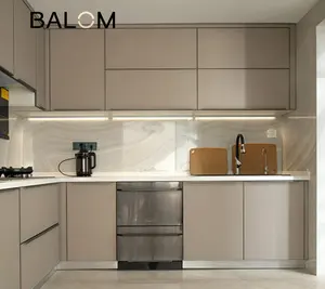 BALOM Innovation Produkte von Framed Shaker Style Custom Made Produkt Hochwertige Melamin lack Holz Küchenmöbel