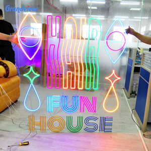 Guangzhou led bar salón de pelo vivos led de neón flex de neón signo - Product Image 5