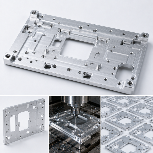 Custom CNC Aluminum PCIe Mounting Brackets Server Computer Hardware Precision Machined OEM