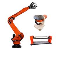 Station de travail d'automatisation intelligente personnalisée UKA KR70 R2100-2 avec vision 3D COGNEX et robots articulés à préhenseur personnalisé