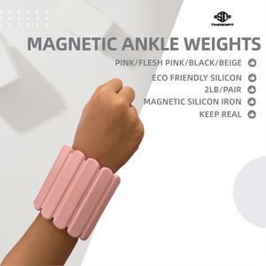 Consegna Rapida Pesi Magnetici Regolabili in Silicone Ecologico per Caviglie e Polsi 2LB per Yoga e Pilates - Product Image 1