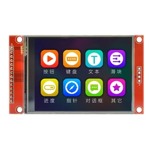 Módulo LCD TFT ILI9341 Original de Fábrica de 2.8" 240×320 |   Interfaz paralela SPI/de 8 bits, táctil capacitiva/resistiva opcional W862 - Product Image 2