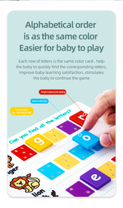 JOLLYBABY, gran oferta, tela suave, libro <span class=keywords><strong>de</strong></span> aprendizaje <span class=keywords><strong>para</strong></span> niños, números alfabéticos y formas, juguete <span class=keywords><strong>para</strong></span> bebés - Product Image 6