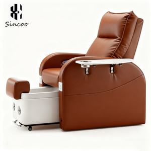 Lujo moderno salón de uñas muebles ajuste pedicura sofá silla lavabo Push-up pie baño lavabo Spa pie pedicura sillas - Product Image 6