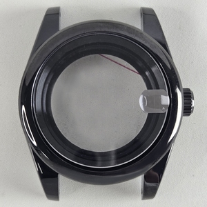 Boîtier de montre bicolore argent et or 36mm 39mm avec lunette brossée étanche pour mouvements NH34 NH35 NH36 NH72 NH70 NH38 NH39, en acier 316L pour modèles <span class=keywords><strong>Seiko</strong></span> - Product Image 6