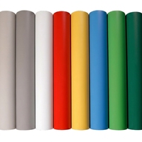 Revêtement de sol en vinyle PVC commercial épais uni, résistant à l'usure, ignifuge, imperméable, auto-adhésif, moderne pour intérieur