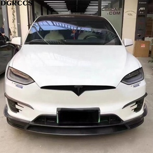ชุดแต่งกันชนหน้าคาร์บอนไฟเบอร์สำหรับรถยนต์พลังงานใหม่รุ่น DGRCCS Model X ติดตั้งง่าย - Product Image 6