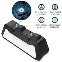 Station de Recharge Rapide Dual LED Type-C YLW pour Accessoires de Jeu et Manettes PS5 Sony
