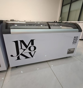 Tủ lạnh thương mại cửa trượt Tủ đông siêu thị Ice Cream hiển thị tủ đông - Product Image 5