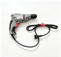 Perceuse électrique haute vitesse BWINX BX-ED02 300W 10mm, vitesse variable 0-2800 tr/min, mandrin sans clé, réversible, 220-240V 50/60 Hz