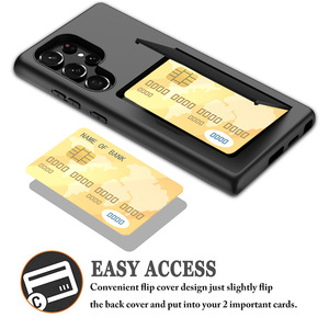 Wallet <strong>Case</strong> With Card Holder Shockproof PC+TPU 2 In 1 Flip Card Slots Phone <strong>Case</strong> For Samsung <strong>Galaxy</strong> S26 Ultra S25 Plus S24 S23 - Product Image 3