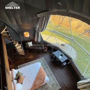 <span class=keywords><strong>Tende</strong></span> Geodetiche Personalizzate, Casa a Cupola Ecologica, Grande Tenda Glamping da Esterno con Bagno e <span class=keywords><strong>Tende</strong></span> - Product Image 1