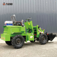Direkt vom Hersteller: Elektrischer Radlader 600kg 700kg Betriebsgewicht CE-Zertifizierter Kompaktlader für Landwirtschaft, Bau und Lager