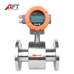 Medidor de fluxo modbus controles remotos rs485 interface fluxômetro eletromagnético medidor de fluxo inteligente mag water flow meter