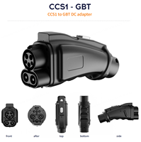 Nouvel adaptateur de charge rapide DC CCS1 vers GBT 1000V 250A pour véhicules électriques BYD MG CHERY AION Zeekr Changan Wuling Geely Xpeng, vente en gros à prix réduit