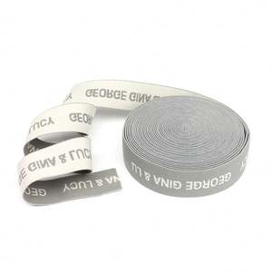 Logo Band for Men's Underwear Boxer Shorts Waistband Custom Private Label <b>Elastic</b> Jacquard Customized Bag Strap <b>Elastic</b> Webbing - Product Image 3