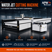 Grande machine de découpe CNC à jet d'eau sur portique 2500x6000mm, table extra longue, haute productivité, moteur de pompe 5 axes pour pierre et marbre