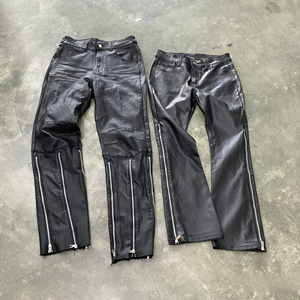 <span class=keywords><strong>Jeans</strong></span> in denim da <span class=keywords><strong>uomo</strong></span> personalizzati OEM, lavati, strappati, slim fit, a <span class=keywords><strong>vita</strong></span> <span class=keywords><strong>bassa</strong></span>, cerati, vintage, stile High Street Hip Hop, alla moda, a zampa, con rivestimento in cera - Product Image 1