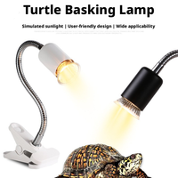 Lampe chauffante UVB à spectre complet pour reptiles, lumière de bain de soleil pour tortues, terrarium, supplément de calcium, lumière solaire