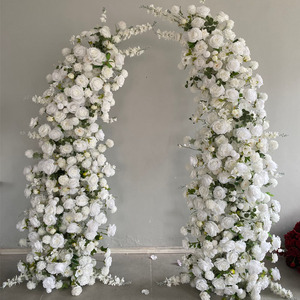 ฮอร์นดอกไม้ปลอมสีเขียวสำหรับงานแต่งงานซุ้มดอกไม้ M-HOA016 - Product Image 5