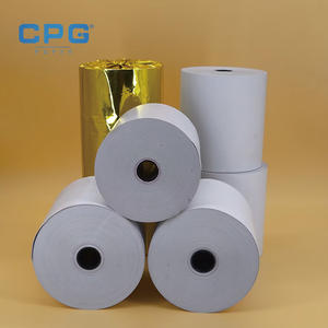 Rollo de Papel Térmico Personalizado de Fábrica, 80x70mm 80x80mm, Libre de Fenol, 48gsm, Papel Sólido para Recibos de Impresora de Restaurante, POS - Product Image 1