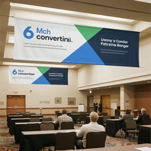 Bannières en <span class=keywords><strong>vinyle</strong></span> personnalisées imprimées avec logo Bannière de clôture en maille Bannière de <span class=keywords><strong>convention</strong></span> de 6 pieds Enseigne commerciale de pare-brise pour l'extérieur et les publicités - Product Image 5