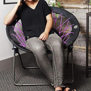 लचीला और स्टील फ्रेम गेमिंग डेरा डाले हुए तह कुर्सी Bunjo बंजी कुर्सी - Product Image 2