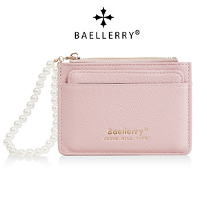 กระเป๋าใส่บัตรแบบซิปสำหรับผู้หญิง Baelerry สีชมพูมุก สายคล้องบางเฉียบ ใส่บัตรเครดิต ใช้ได้ทุกวัน ซัมเมอร์ 2025 - Product Image 5