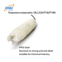 Sensor PH PTFE PH8012F dengan Kompensasi Tem