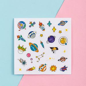 Pegatinas de PVC Impermeables Personalizadas para Año Nuevo con Impresión UV y Diseño Holográfico, 100 Unidades para Etiquetas Publicitarias - Product Image 1