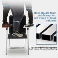 Chaise de bureau ergonomique de luxe GEDO pour le personnel, confortable et économique, chaise de direction rembourrée avec dossier