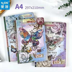 Factory Wholesale <strong>A4</strong> <strong>Hardback</strong> Ruled <strong>Notebook</strong>, Premium Ink-proof Writing Paper, Ideal for Office Project Records - Product Image 2