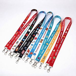 Correas de Cuello Personalizadas al por Mayor con Logotipo Impreso por Sublimación en Poliéster - Product Image 1