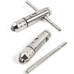Dr. Giant Adjustable Ratchet Hand Tap Wrench M3-M8 Chrome Plated For Nonferrous Metals - Product Image 1