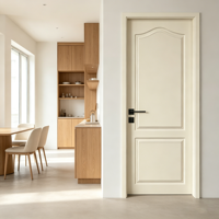 Porte intérieure WPC étanche à surface finie, design moderne, noyau massif, pour appartement, chambre, salon, salle de bain, cuisine, hôtel 1