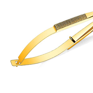 Tijeras de Cejas de Acero Inoxidable de Alta Calidad, Curvas, Profesionales, para Salón de Belleza, Personalizadas para Diestros, OEM - Product Image 3