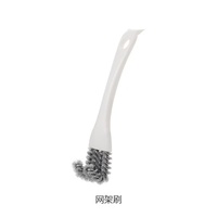 Brosse de nettoyage pour barbecue carrée avec crochet et grattoir, kit barbecue multifonction, brosse de nettoyage de cuisine réutilisable en microfibre