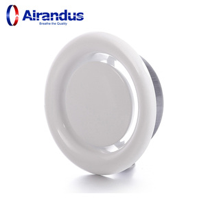 <span class=keywords><strong>HVAC</strong></span> hệ thống thông gió nhôm kim loại xả không khí Van đĩa van tròn mui xe Vòng khuếch tán - Product Image 2