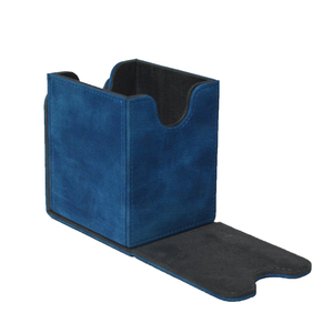 Nắp Có Thể Tháo Rời PU Leather Blue Màu Lưu Trữ 80 + Thẻ Bảo Vệ Thẻ Giao Dịch Hộp Trò Chơi - Product Image 4