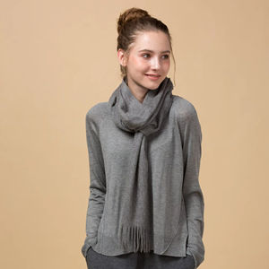 2026 New Design ODM Service Winter Warmful <b>Scarf</b> Custom Logo Soft Warm <b>Knitted</b> <b>Scarf</b> For Women Men - Product Image 1