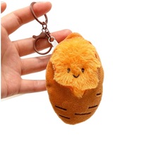 Porte-clés en peluche de dessin animé, breloques de sac sportives, petits jouets en peluche, cadeaux pour événements, décorations de traiteur, toutes saisons