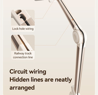 Support de tablette professionnel CT19 flexible à bras long, support paresseux étanche en alliage d'aluminium pour chevet et bureau