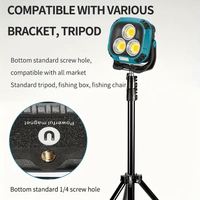 WOSEN Tragbare Powerbank LED-Taschenlampe Outdoor Wiederaufladbare Arbeitsleuchte Hängende ABS Magnetische Wasserdichte Straßen-Camping-Tischlampe