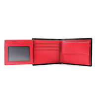 Dompet Pria Fashion dengan Kantong Koin, Kulit Mikrofiber Halus Custom, Pemblokir RFID, Tempat Kartu Kredit, Dompet Lipat Pria