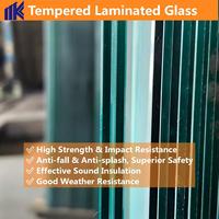 Structure stable, protection de l'environnement, verre feuilleté 0,76 pvb 12 mm 15 mm, plateau de table en verre feuilleté, verre feuilleté sur mesure