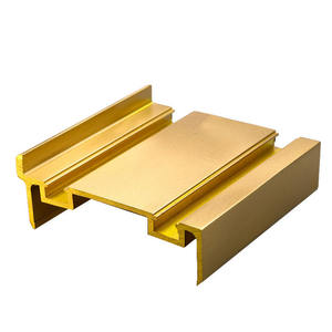 Latão polido personalizado extrusão perfil dobrados e soldados com perfuração para decorações inclui corte serviço - Product Image 5